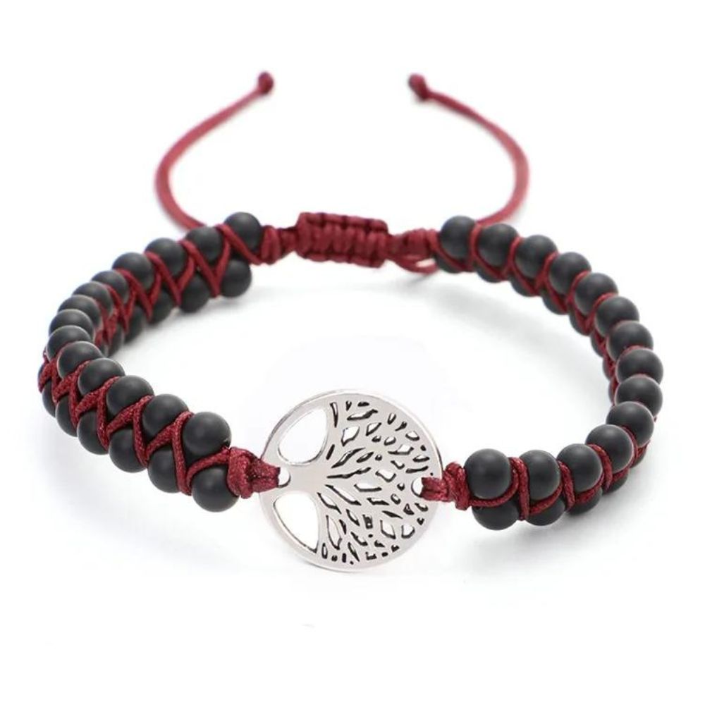 Bracelet Arbre de Vie noir