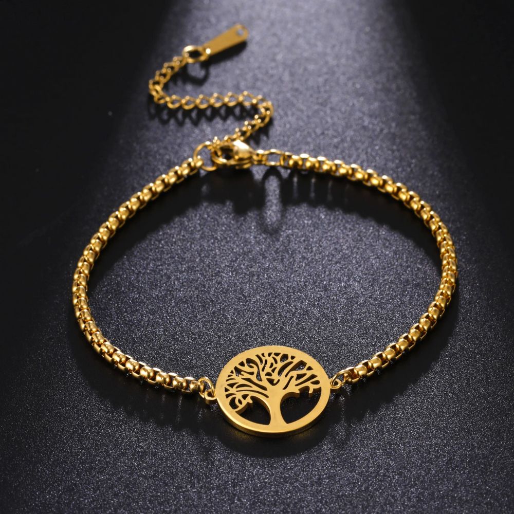 Bracelet Arbre de Vie en Or