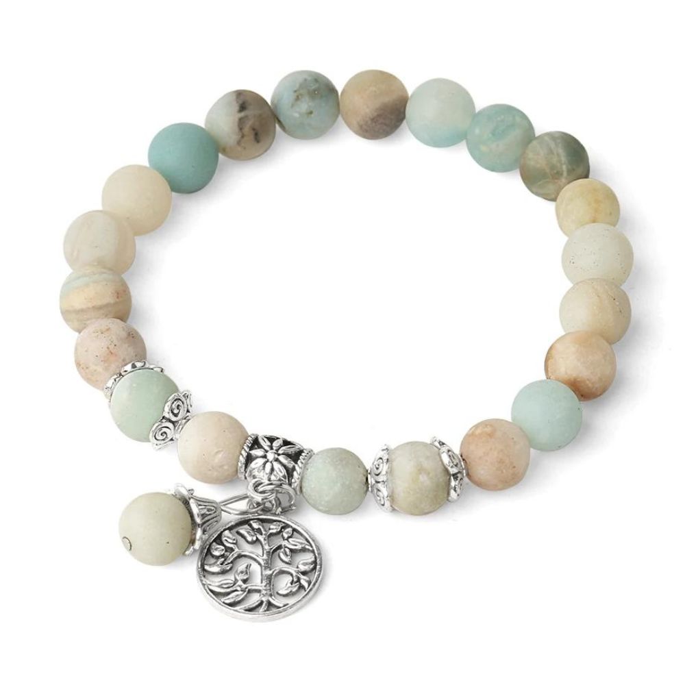 Bracelet Pierre Naturelle Arbre de Vie