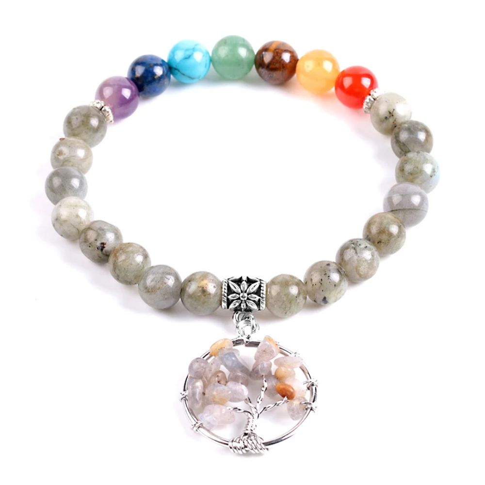 Bracelet Arbre de Vie Chakras