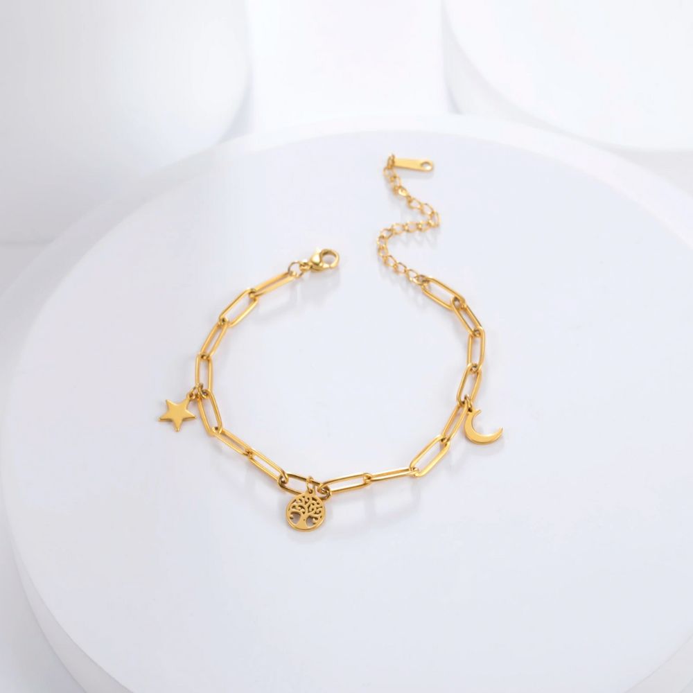 Bracelet Femme Breloque Arbre de Vie