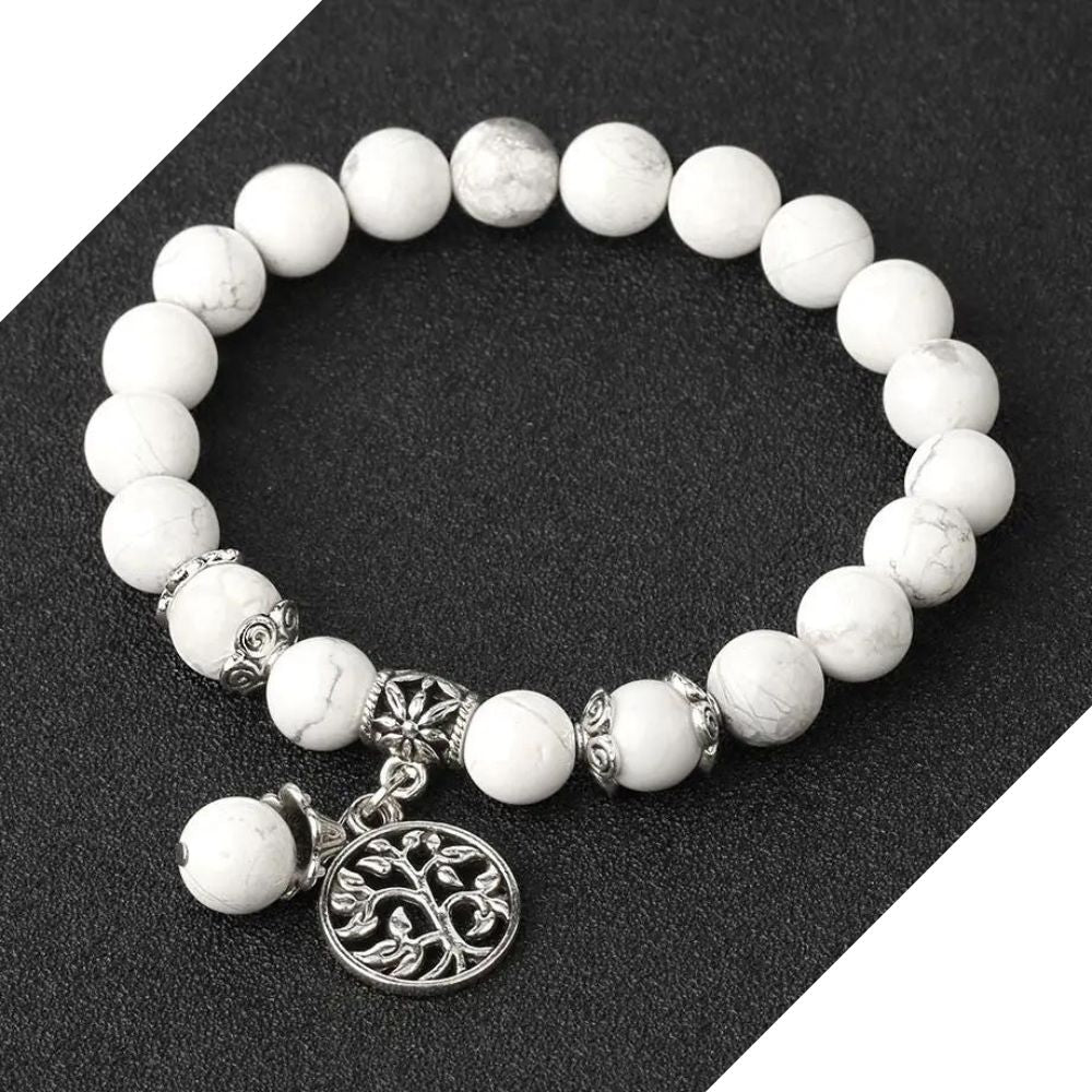 Bracelet Arbre Perles blanches