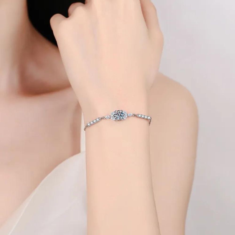 Bracelet Argent 925 Pierres