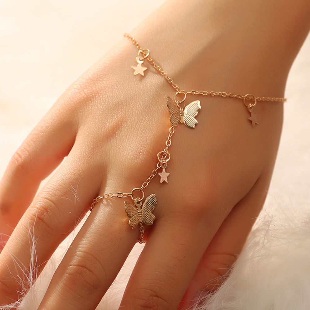 Bracelet Bague Papillon