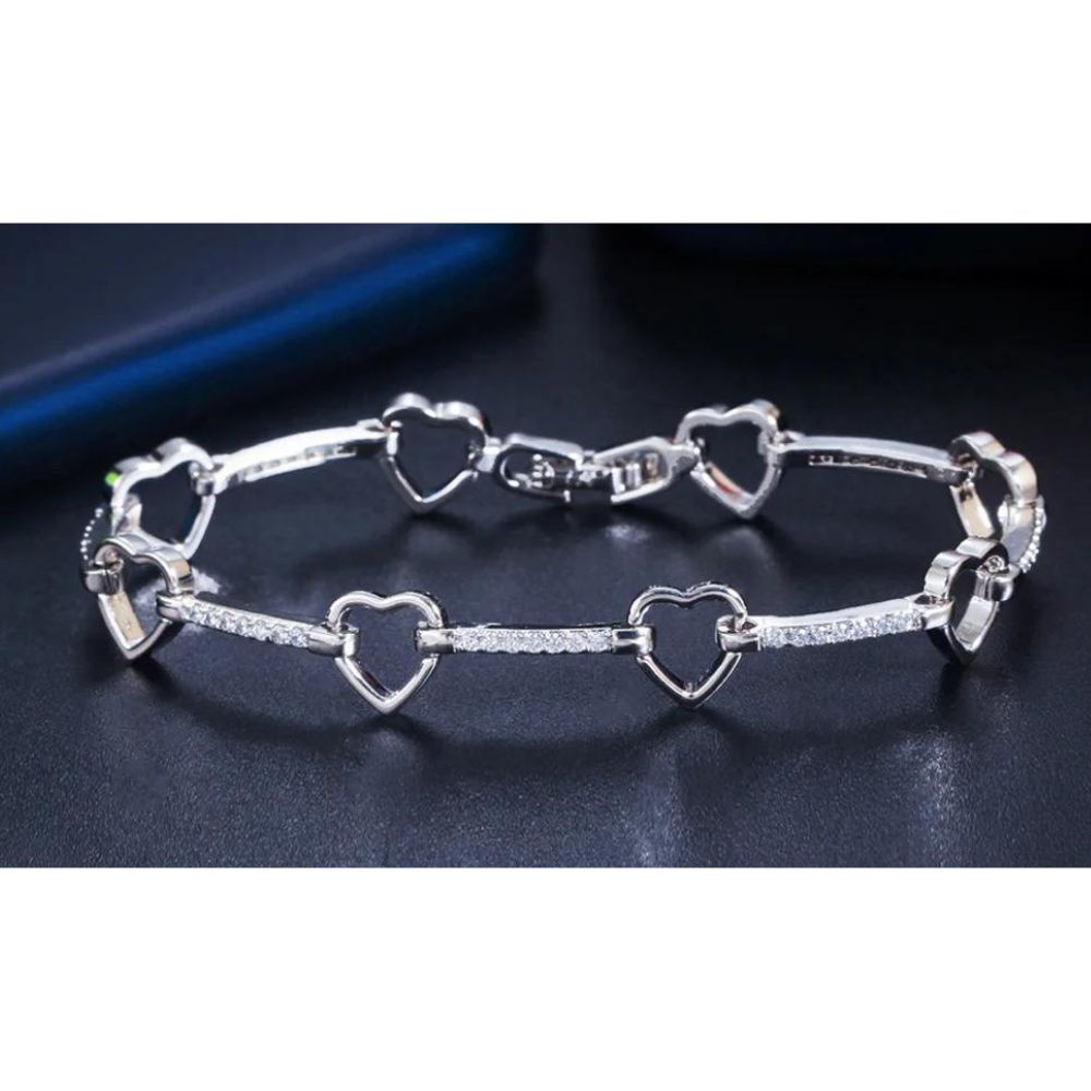 Bracelet Cœur Carats argent