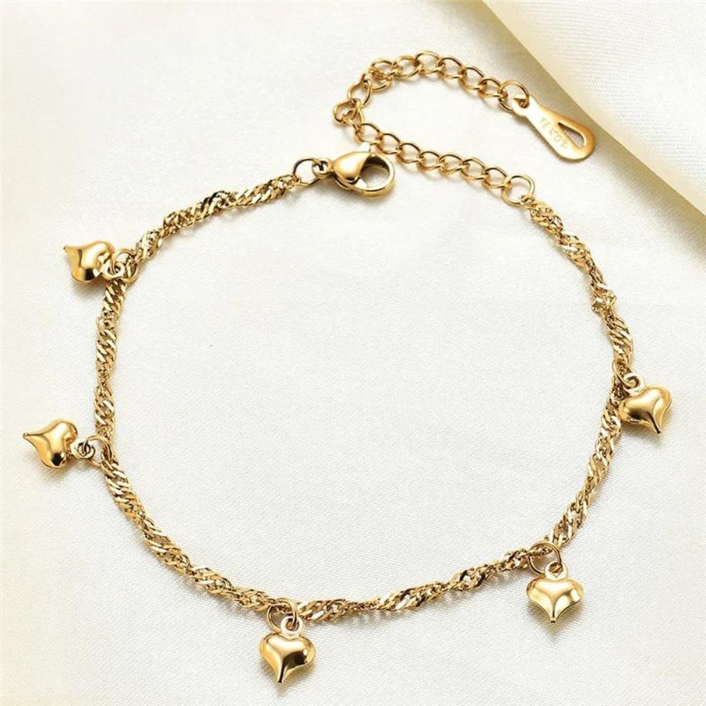 Bracelet Cœur en Or femme