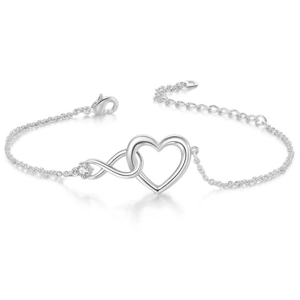 bracelet coeur infini