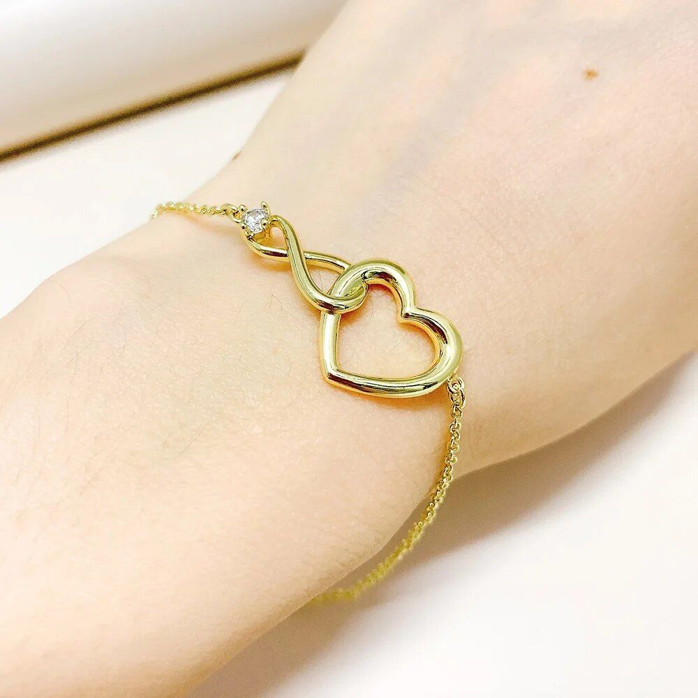 bracelet coeur infini