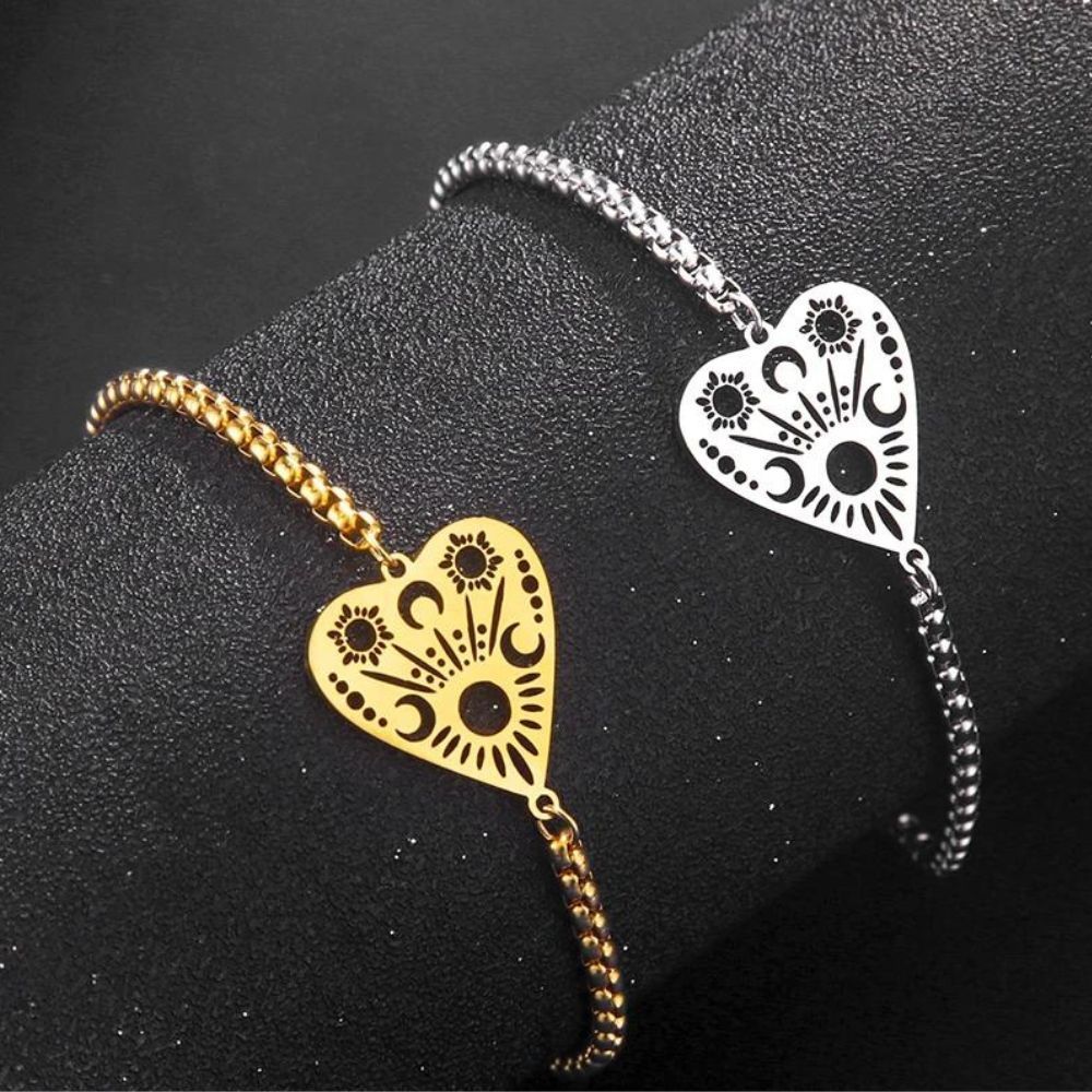 Bracelet Cœur Motifs femme