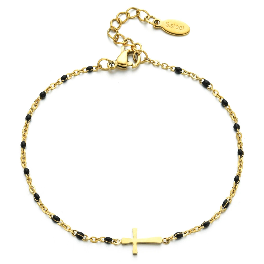 Bracelet Croix Perle pas cher