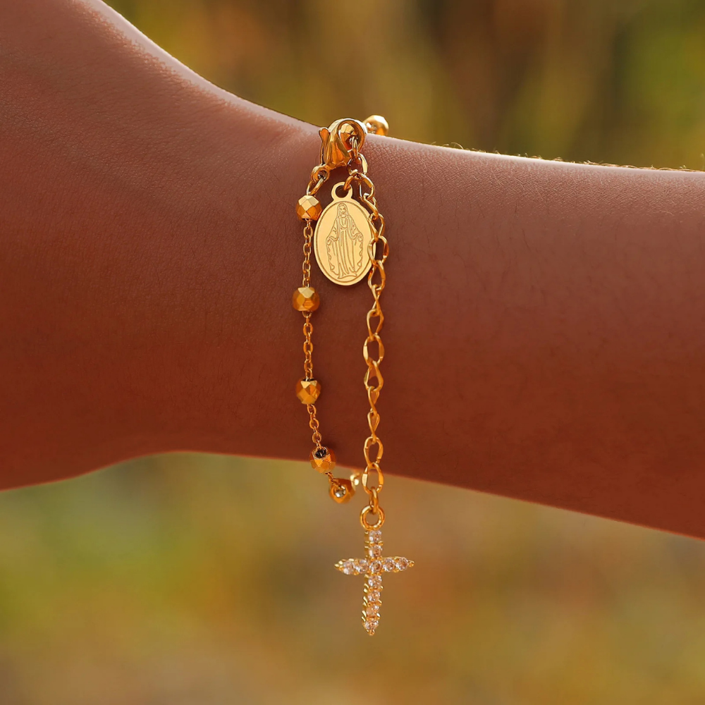 Bracelet Pendentif Croix pas cher