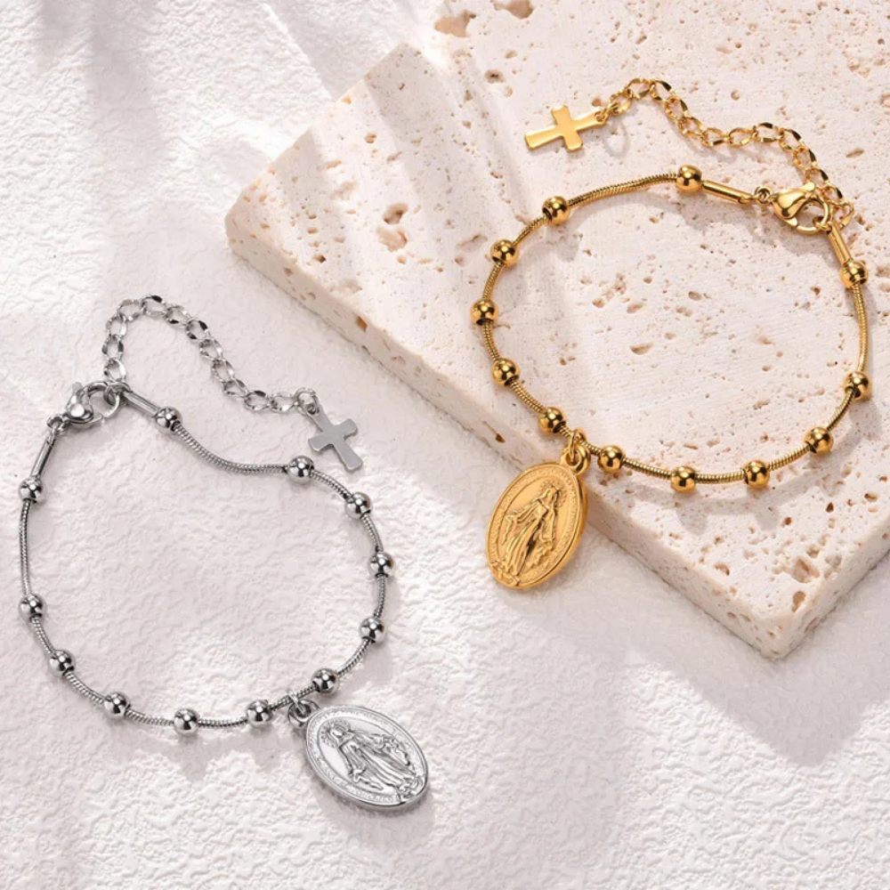 Bracelet Croix Acier Inoxydable pas cher