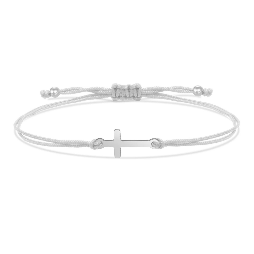Bracelet Croix Cordon