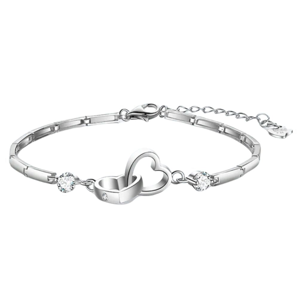 Bracelet Double Coeur 