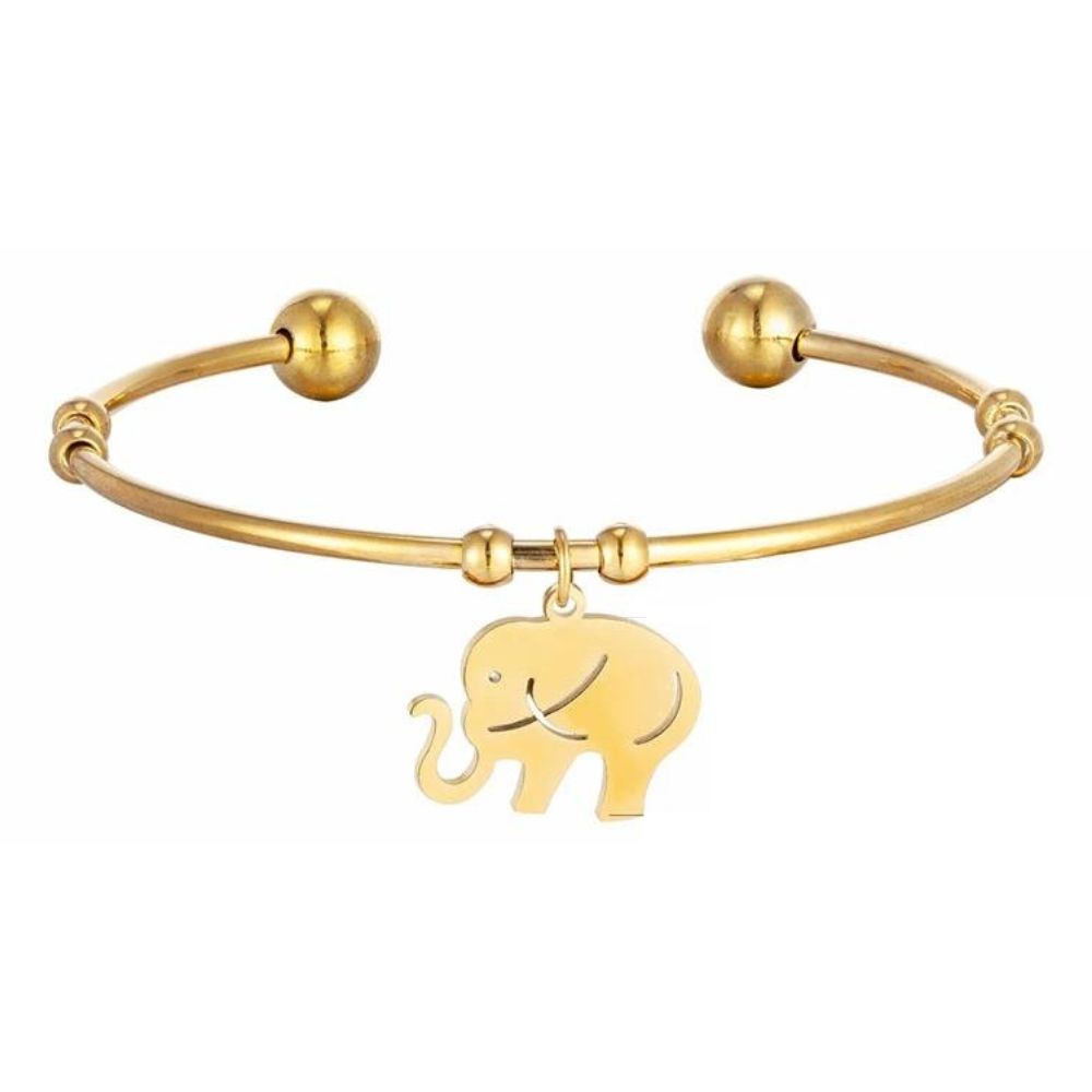 Bracelet Éléphant Jonc Fin