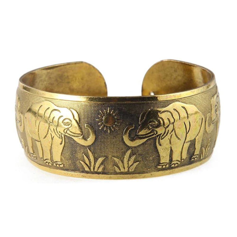 Bracelet Éléphant Jonc Or