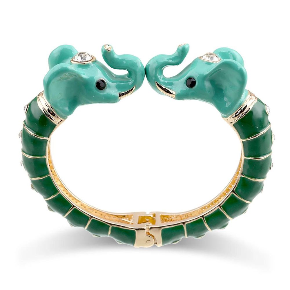 Bracelet Éléphant Original Vert