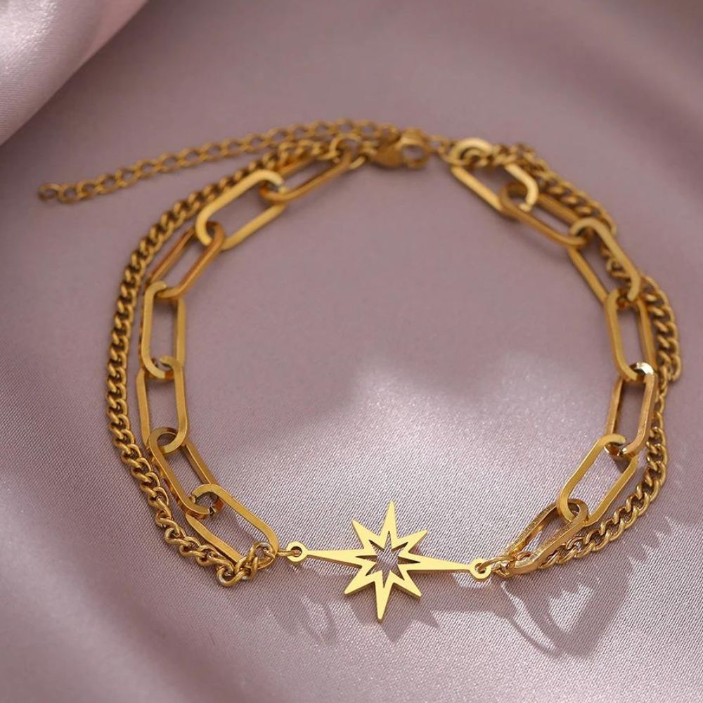 bracelet étoile brillante 