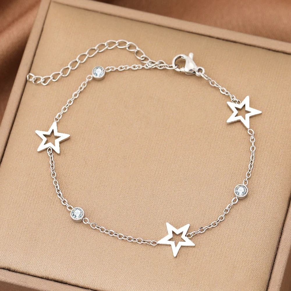 Bracelet Étoile Diamants
