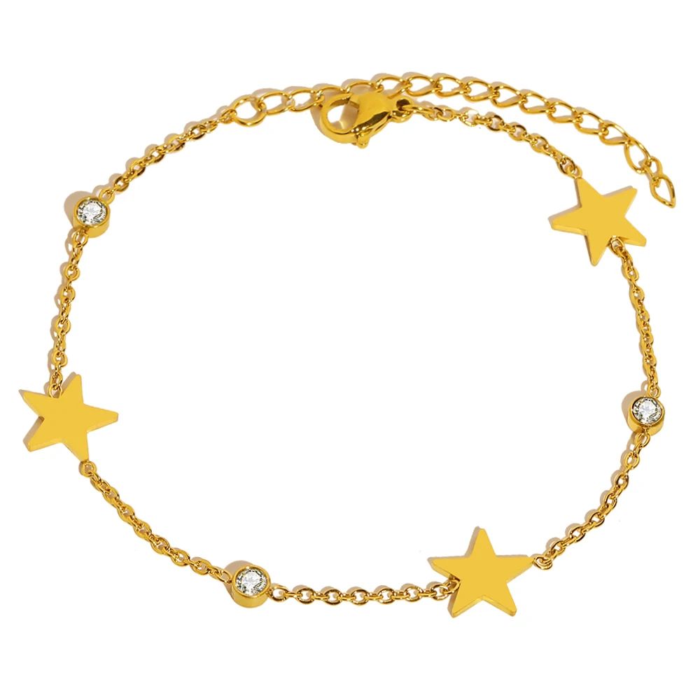 bracelet étoile doré