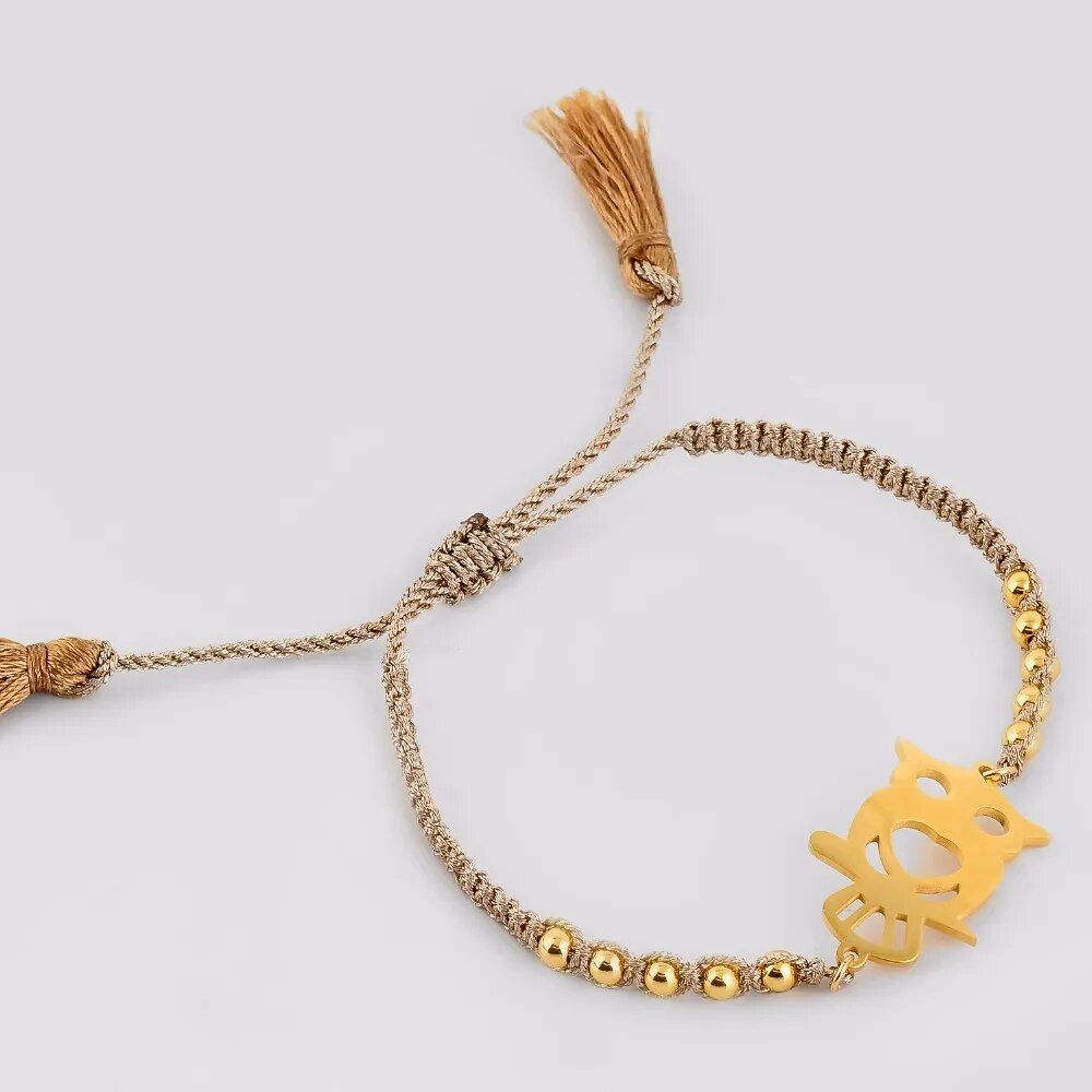 Bracelet Femme Hibou or