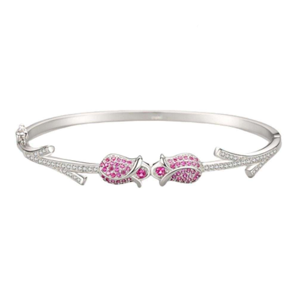 Bracelet Fleur Rose