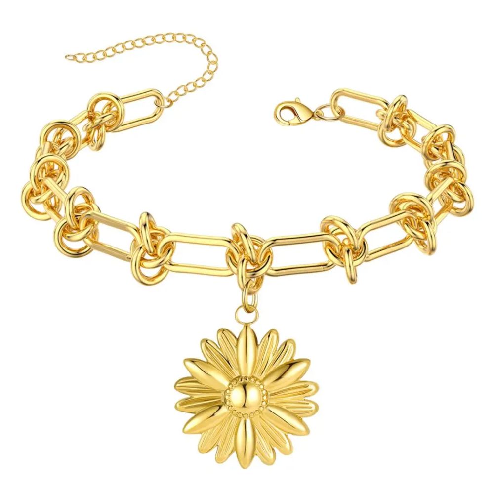 bracelet fleur soleil
