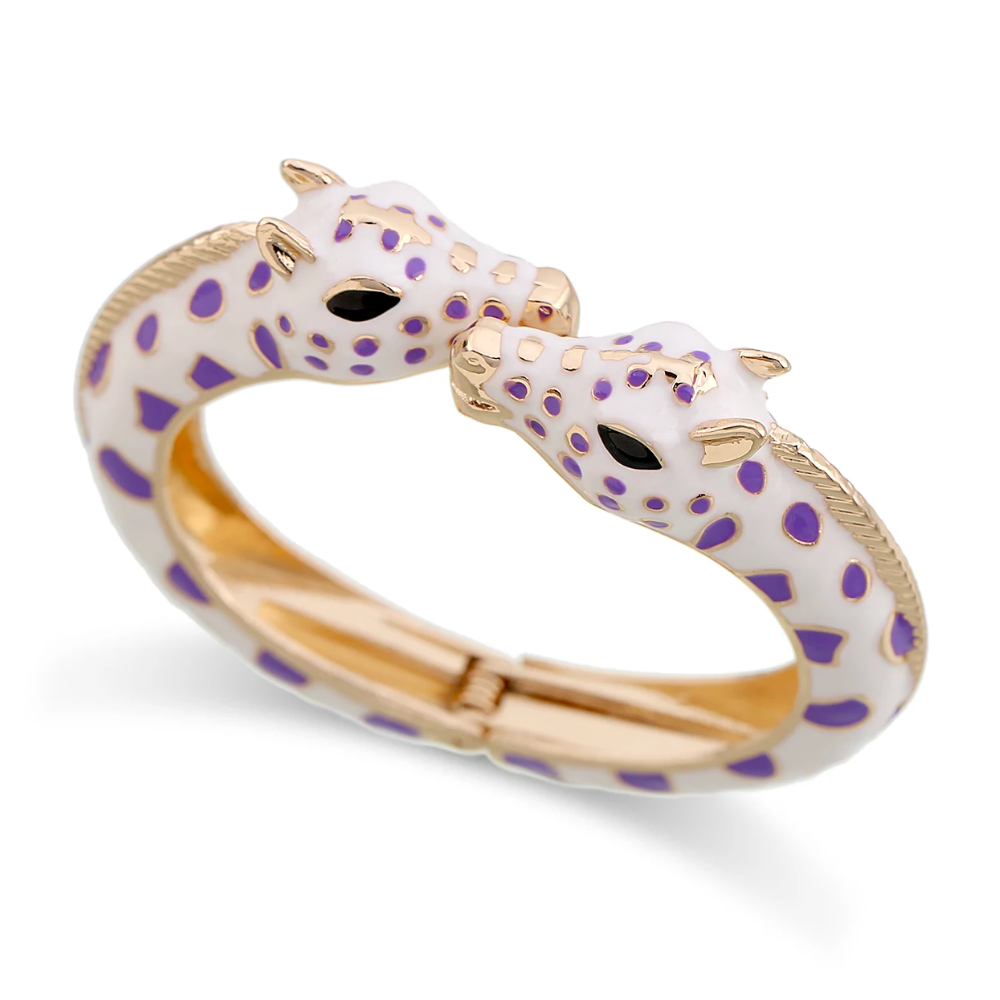 Bracelet Girafe Couleurs Violet