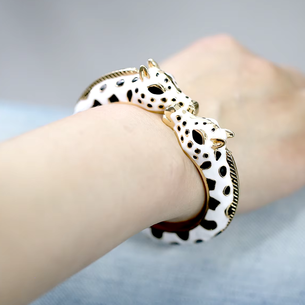 Bracelet Girafe Couleurs Acier Inoxydable