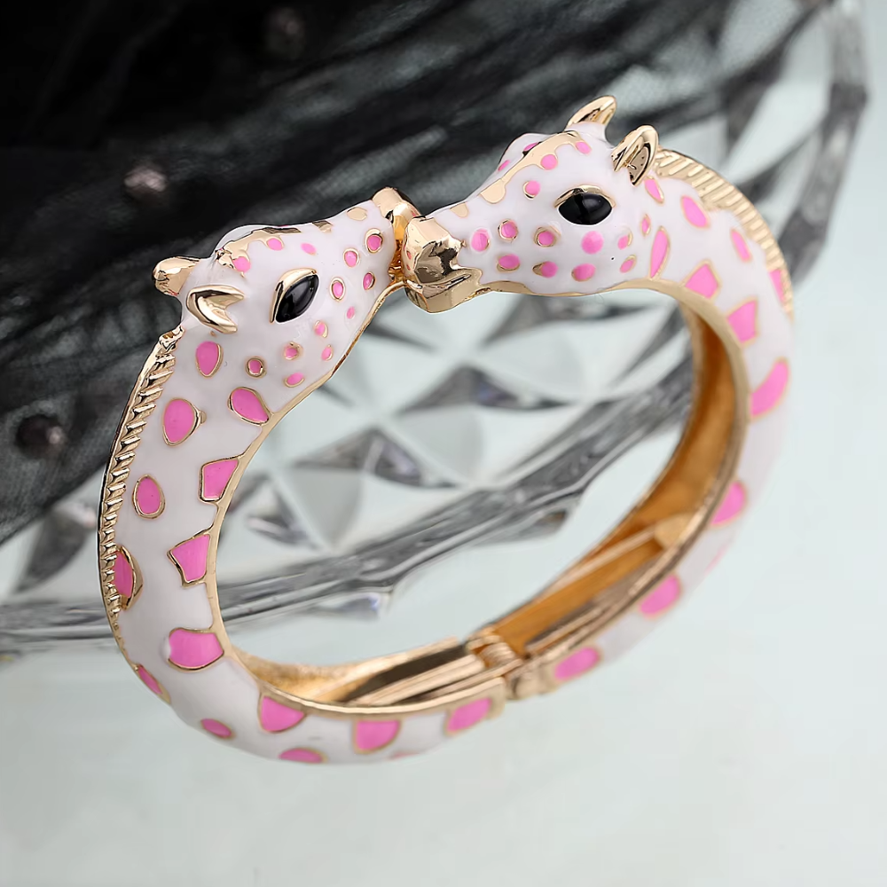 Bracelet Girafe Rose