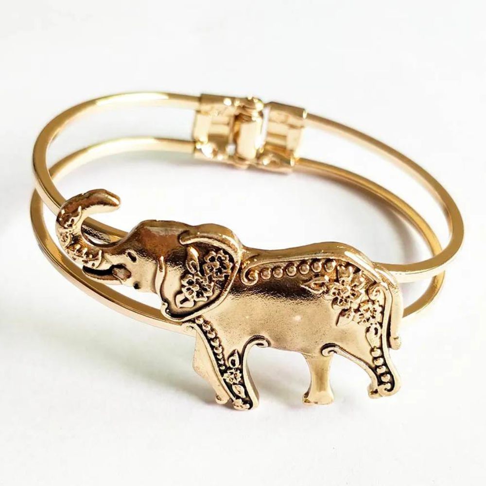 Bracelet Grand Éléphant or