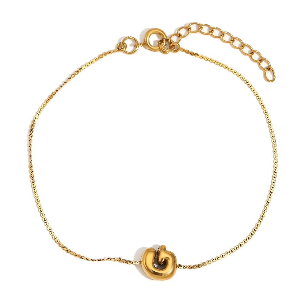 Bracelet Initiale G Bubble