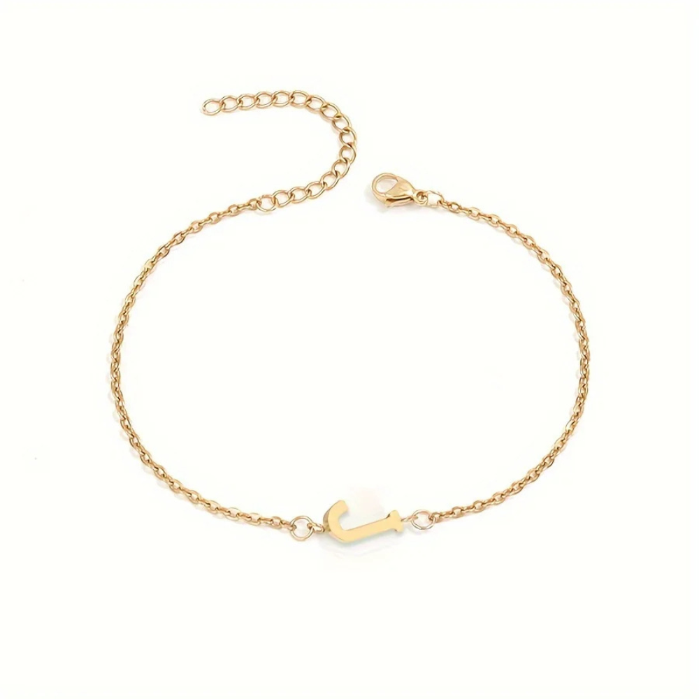 Bracelet Initiale J Femme