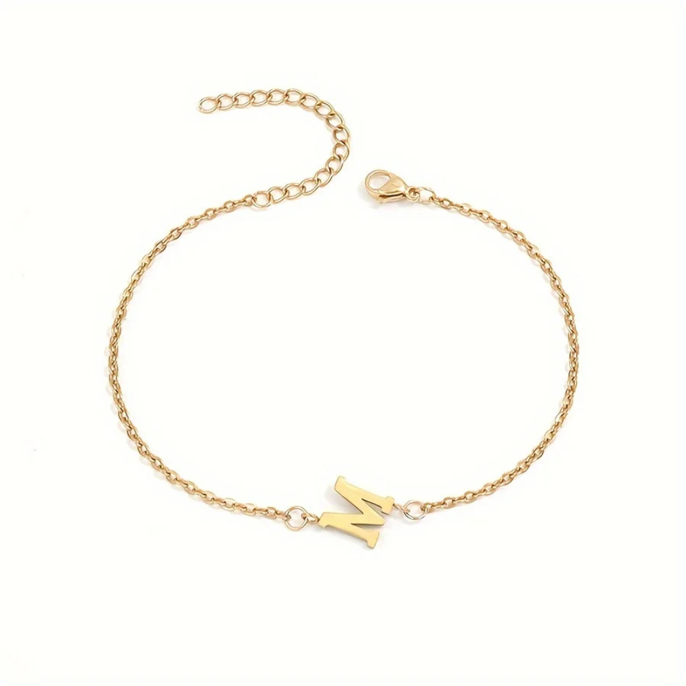 Bracelet Femme Initiale M