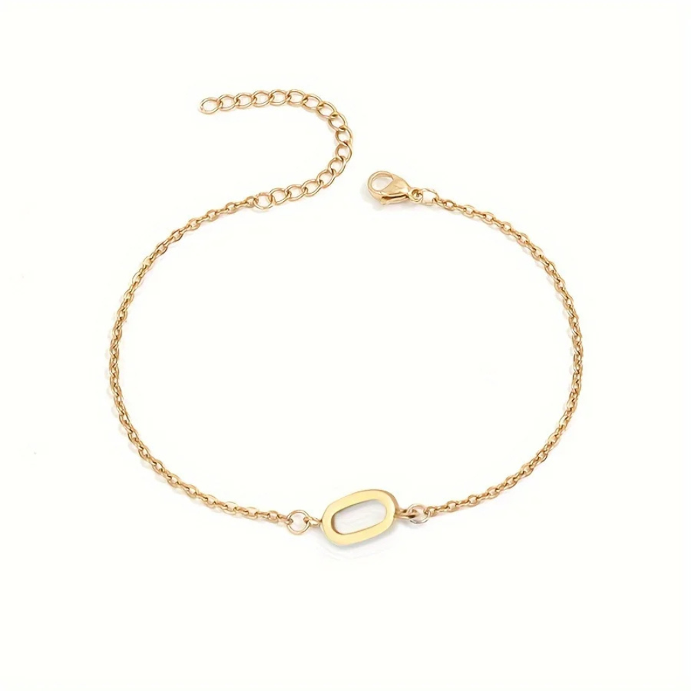 Bracelet Initiale O Femme