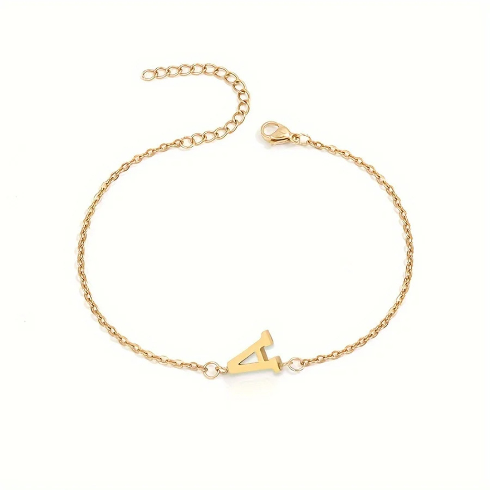 Bracelet Initiale A Femme