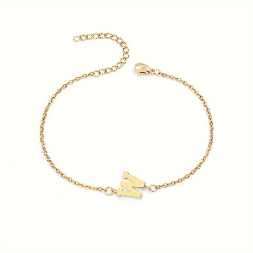 Bracelet Initiale W Femme