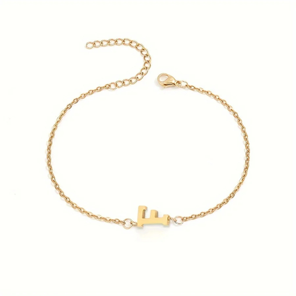 Bracelet Initiale F Femme