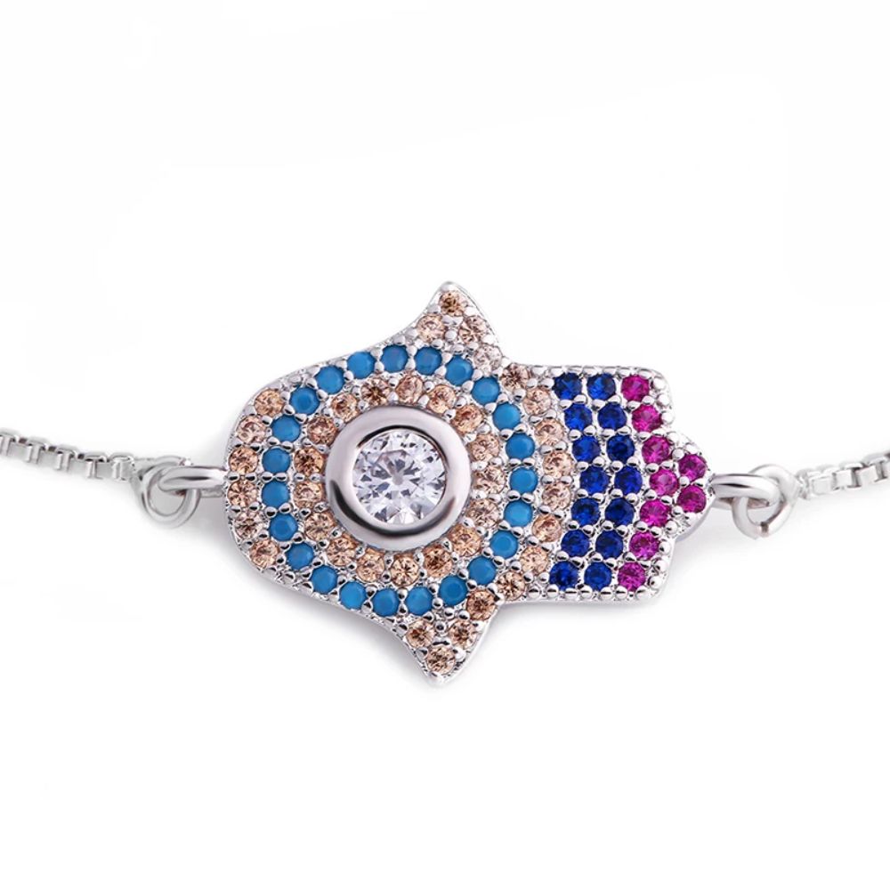 Bracelet Main de Fatma Couleur Argent