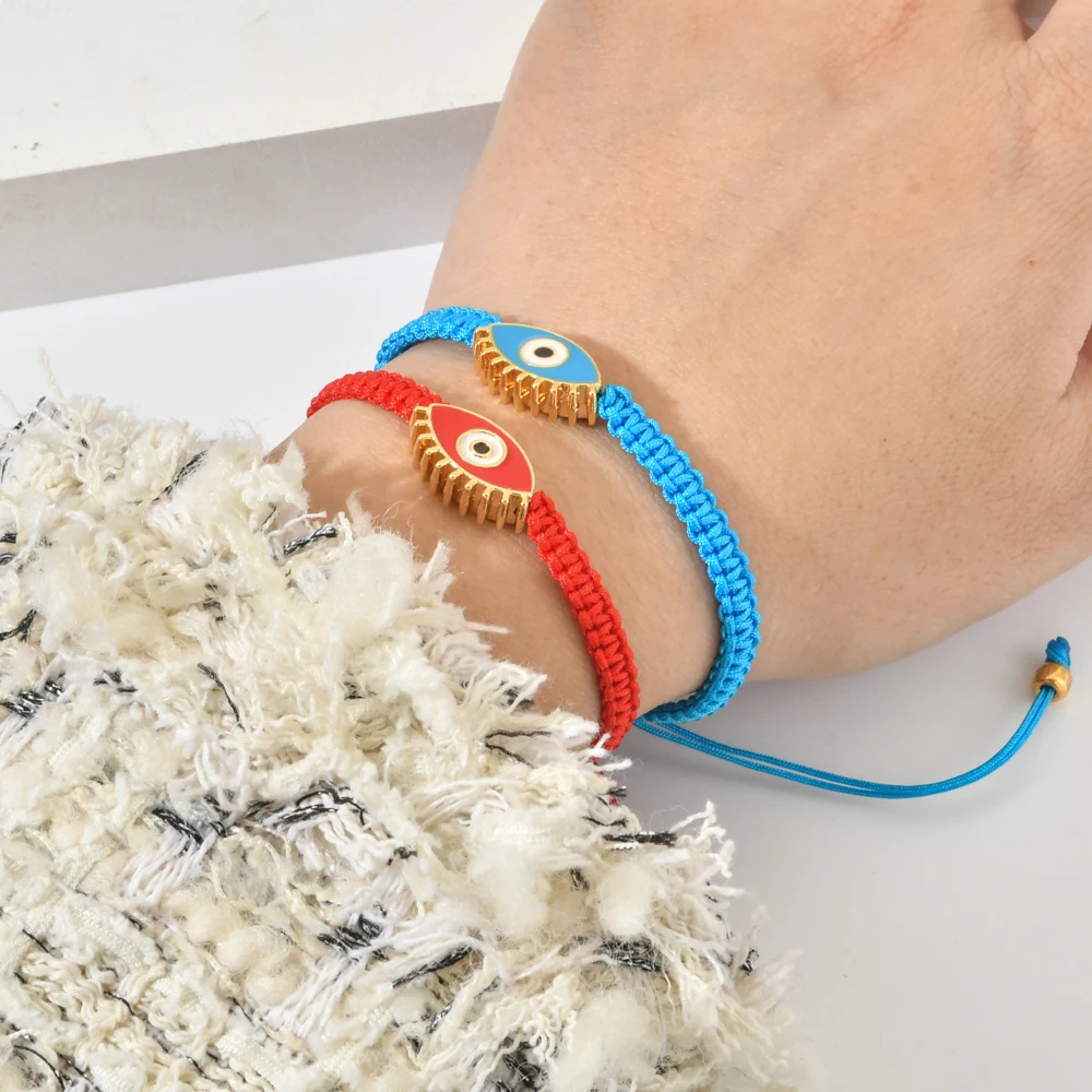 Bracelet Œil Grec Vert pas cher