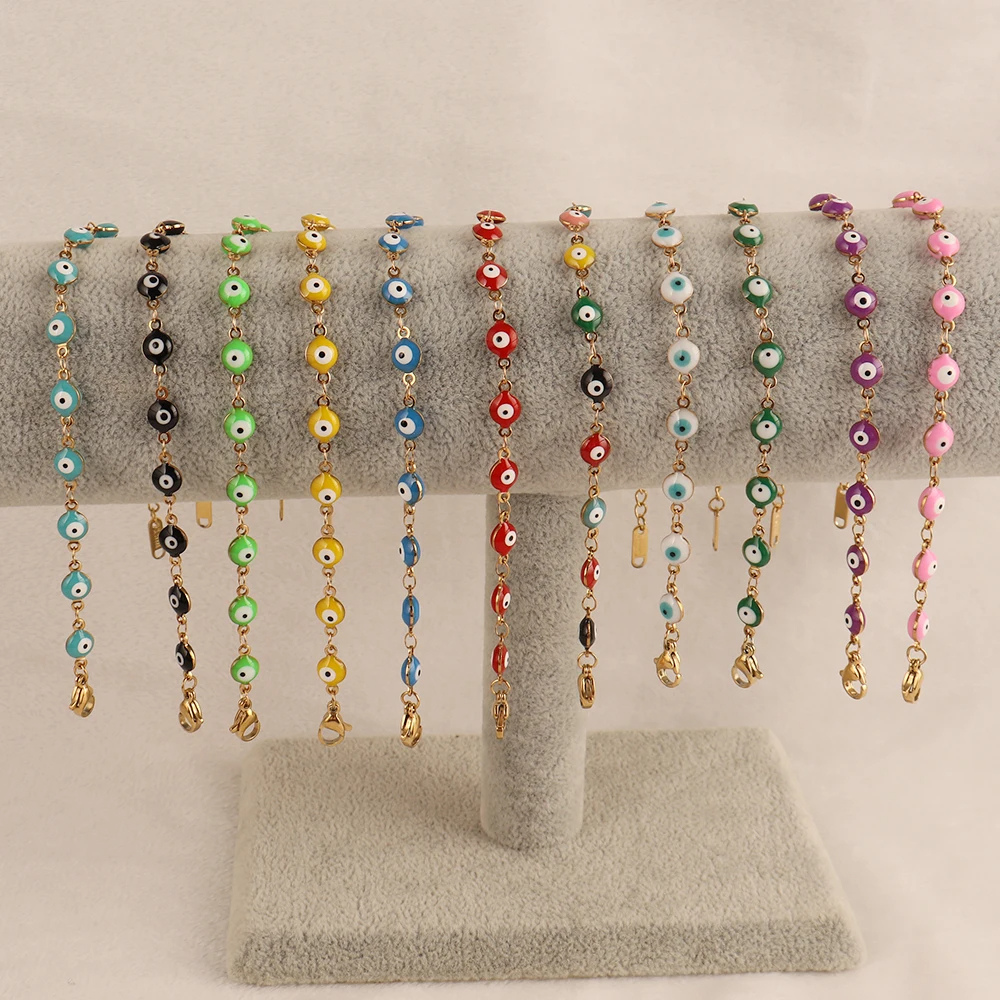 Bracelet Œil Violet pas cher