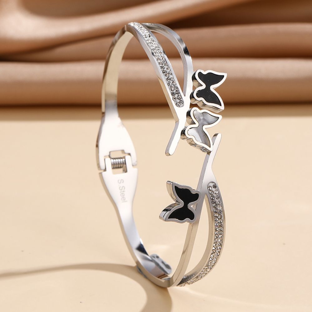 Bracelet Papillon Mariage or