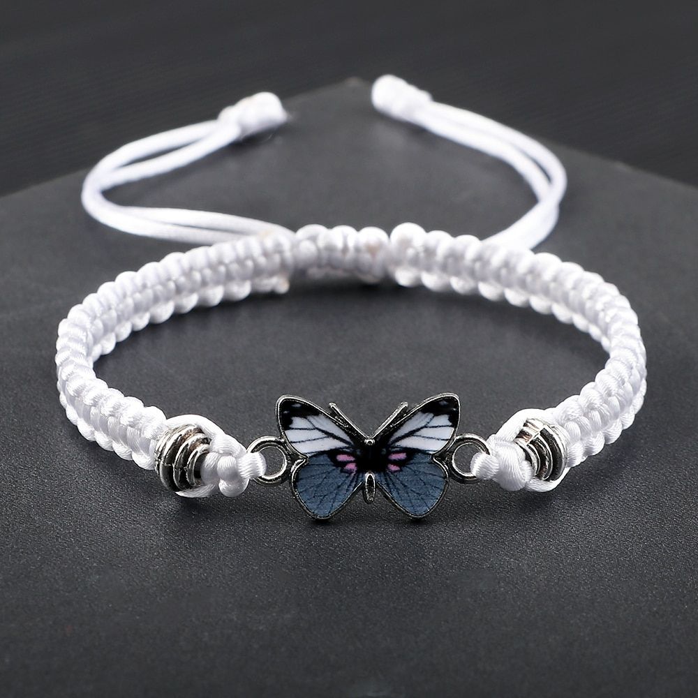 Bracelet Papillon Noir femme