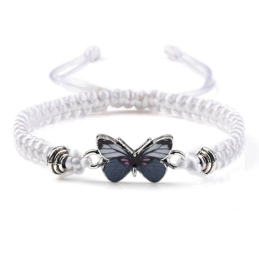 Bracelet Papillon Noir blanc