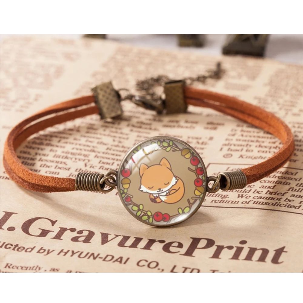 Bracelet Renard Nature Orange