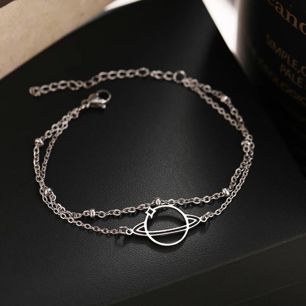 Bracelet Saturne argent