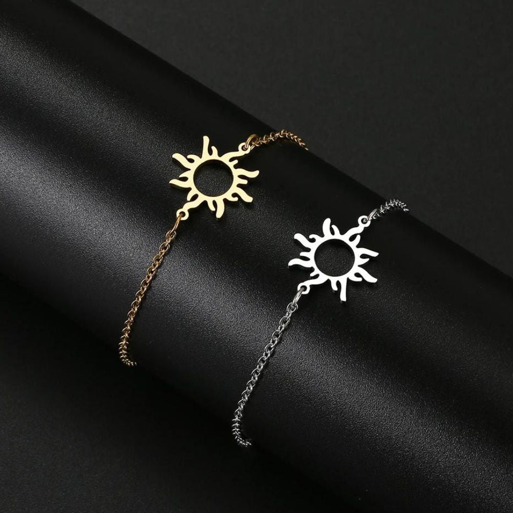 Bracelet Soleil Femme argent