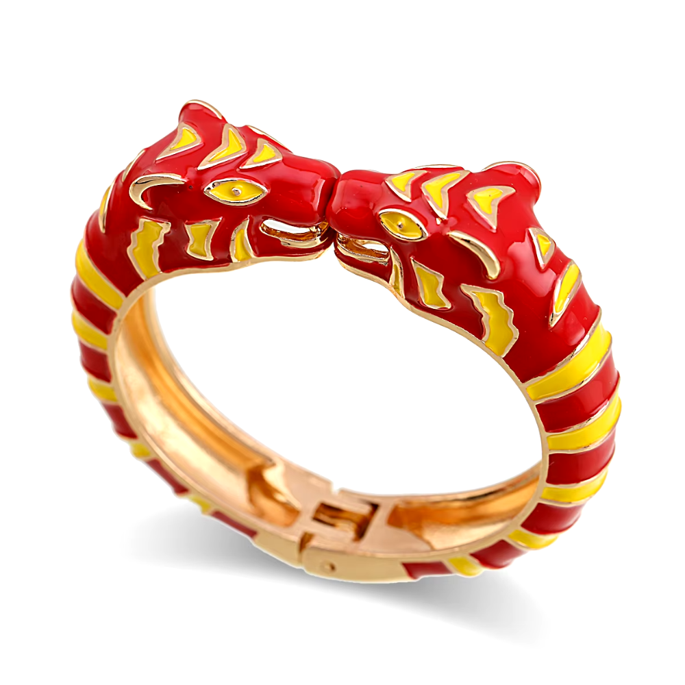 Bracelet Tigre Couleurs Rouge Orange