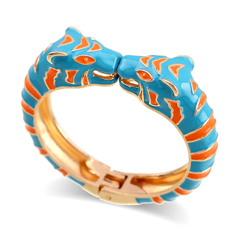 Bracelet Tigre Couleurs Bleu