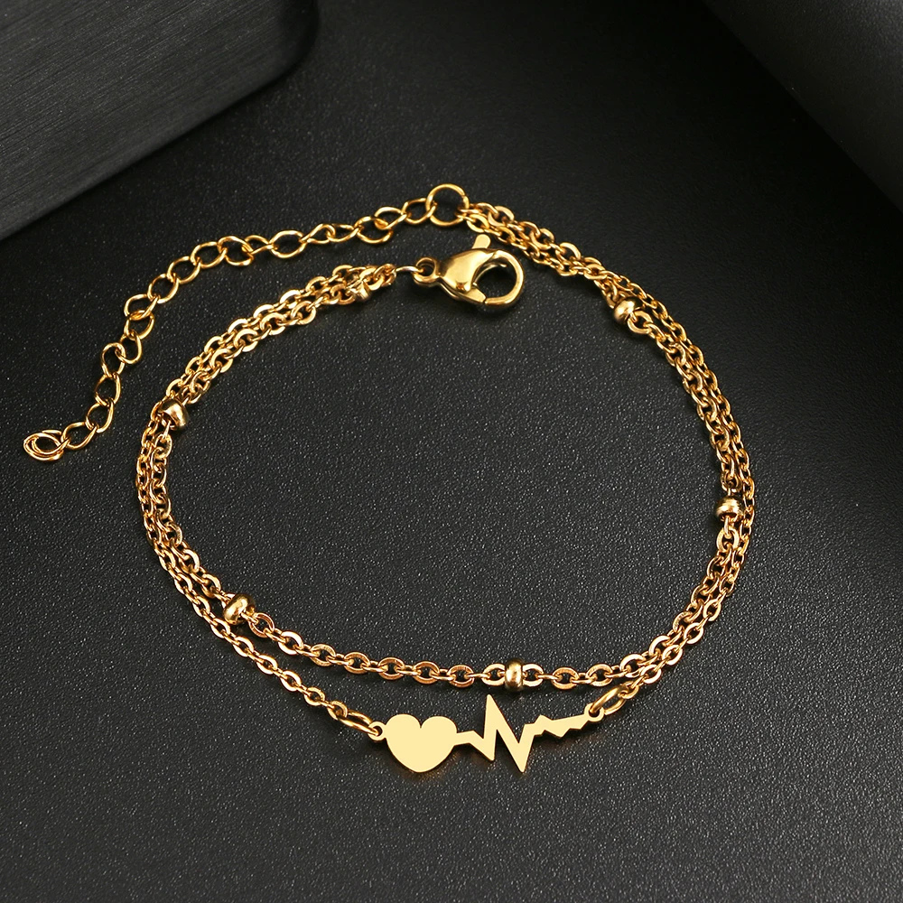 Bracelet Battement de Cœur or